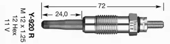 Свеча накаливания NGK 3645